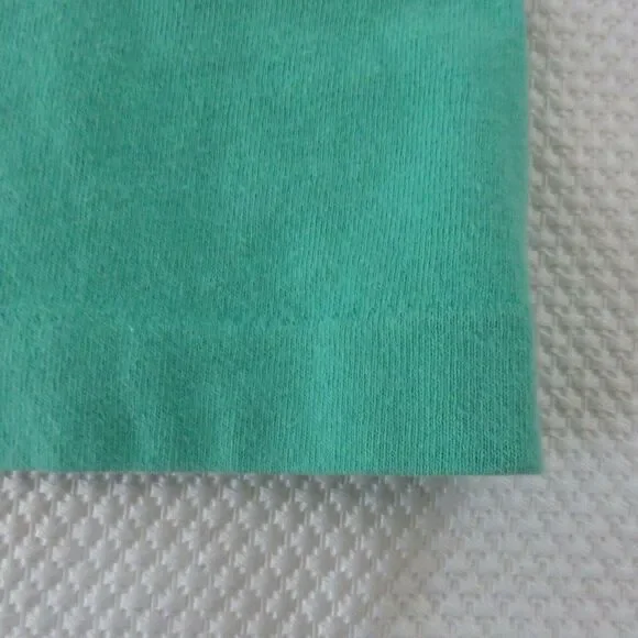 Vintage 90s Crystal Cruises TShirt L Green Neon Puffy Paint Made In USA Graphic - Picture 7 of 8